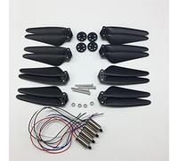 ZAPYVET Ingranaggi motore, pale eliche, bracci, puntelli, ali, cuscinetti, for VISUO, XS818 Rc Quadcopter Drone Kit di pezzi di ricambio Sostituzione del braccio del drone(Watermelon red)