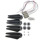 ZAPYVET Ingranaggi motore, pale eliche, bracci, puntelli, ali, cuscinetti, for VISUO, XS818 Rc Quadcopter Drone Kit di pezzi di ricambio Sostituzione del braccio del drone(MULTI)