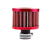 ZAPYVET Interfaccia Filtro Aria da 12 mm Filtri Aria for motociclette Auto Cold, for Mini, Filtro aspirazione Aria Fredda a Cono for Auto Turbo Vent Sfiato Basamento Filtro Aria per Moto(Rot)