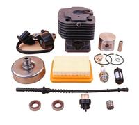 ZAPYVET Kit cilindro pistone da 42 mm, for STIHL, FS450 tamburo frizione bobina di accensione filtro aria carburante kit riparazione linea decespugliatore Filtro aria per tosaerba