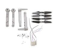 ZAPYVET Kit di ingranaggi for pale dell'elica del braccio, motori, for S70 S70pro Rc Drone Ricambi Quadcopter Sostituzione del braccio del drone(Light Grey)