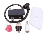 ZAPYVET Kit filtro aria carburante magnete bobina accensione, for Husqvarna, 125 128 125L 125E 128L 128LD 124L 128C parti tagliabordi Filtro aria per tosaerba