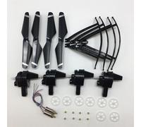 ZAPYVET Kit ingranaggi motore motore lame braccio, for accessori drone RC S60 Quadcopter Sostituzione del braccio del drone(Lavender)