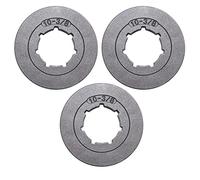 ZAPYVET Kit pignone for motosega con 3 denti e passo da 3/8", for STIHL, for Husqvarna, altre motoseghe STD 22 mm, 7 scanalature Pignone per motosega