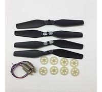 ZAPYVET Lame Elica Fissa Braccio Motore Protezione Ingranaggi Anello Kit di Protezione Set Motore Ingranaggi, for SG-907 SG907 RC Drone Quadcopter Sostituzione del braccio del drone(Burgundy)