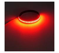 ZAPYVET Lampada universale for indicatori di direzione for moto 2 pezzi 12V LIGHT Strip Light Lamp, for Harley, 45m-70mm Ambra Rosso Bianco Blu Indicatore di direzione per moto(Rot)