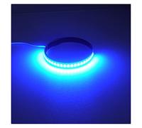 ZAPYVET Lampada universale for indicatori di direzione for moto 2 pezzi 12V LIGHT Strip Light Lamp, for Harley, 45m-70mm Ambra Rosso Bianco Blu Indicatore di direzione per moto(Blue)