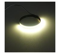 ZAPYVET Lampada universale for indicatori di direzione for moto 2 pezzi 12V LIGHT Strip Light Lamp, for Harley, 45m-70mm Ambra Rosso Bianco Blu Indicatore di direzione per moto(White)
