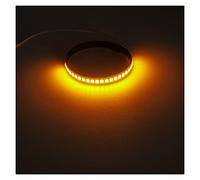 ZAPYVET Lampada universale for indicatori di direzione for moto 2 pezzi 12V LIGHT Strip Light Lamp, for Harley, 45m-70mm Ambra Rosso Bianco Blu Indicatore di direzione per moto(Yellow)