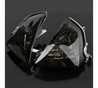 ZAPYVET Lente indicatore di direzione posteriore moto, for SUZUKI, GSXR 600 750 2006-2007 GSXR1000 2005-2006 K5 Indicatore di direzione per moto(Schwarz)
