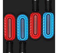 ZAPYVET LUCE Indicatori di direzione Segnali di arresto del motociclo DRL Lampeggiatore for acqua che scorre 2 in 1 Lampeggiante Lampada di coda Luce freno universale M10 Indicatore di direzione per m