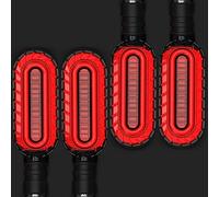 ZAPYVET LUCE Indicatori di direzione Segnali di arresto del motociclo DRL Lampeggiatore for acqua che scorre 2 in 1 Lampeggiante Lampada di coda Luce freno universale M10 Indicatore di direzione per m
