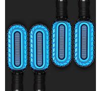 ZAPYVET LUCE Indicatori di direzione Segnali di arresto del motociclo DRL Lampeggiatore for acqua che scorre 2 in 1 Lampeggiante Lampada di coda Luce freno universale M10 Indicatore di direzione per m