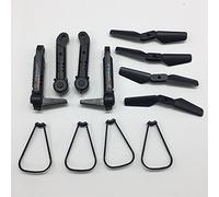 ZAPYVET Motori a braccio pieghevole, protezione elica, for XT6, for LS-Quadcopter, for LSRC, pezzi di ricambio for droni Sostituzione del braccio del drone(Schwarz)