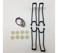 ZAPYVET Motori Braccio elica Motore Carrello di atterraggio Anello di protezione lama, for SG907 GPS Drone RC Quadcopter Pezzi di ricambio Sostituzione del braccio del drone(Braun)