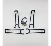 ZAPYVET Motori Braccio elica Motore Carrello di atterraggio Anello di protezione lama, for SG907 GPS Drone RC Quadcopter Pezzi di ricambio Sostituzione del braccio del drone(Light Green)