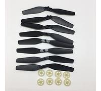 ZAPYVET Motori Braccio elica Motore Carrello di atterraggio Anello di protezione lama, for SG907 GPS Drone RC Quadcopter Pezzi di ricambio Sostituzione del braccio del drone(Clear)