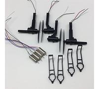 ZAPYVET Motori eliche pale braccio motore, for drone RC KF611 Quadcopter Sostituzione del braccio del drone(Purple)