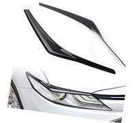 ZAPYVET Nero lucido faro faro sopracciglio palpebra copertura trim adatto, for Toyota, Camry SE XSE XLE L LE 2018 2019 2020 Rifinitura sopracciglia con fari