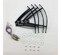 ZAPYVET Pale dell'elica, ingranaggi del motore del braccio del motore, for pezzi di ricambio for quadricottero drone RC S60 4K Sostituzione del braccio del drone(Light Grey)