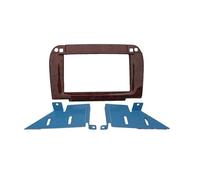 ZAPYVET Pannello Stereo Doppio DIN, for Benz, Classe S W220 Coupe C215 2002-2006 Fascia Radio Refitting Dash Kit di Installazione Cornice Frontale Cornice per autoradio