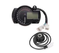 ZAPYVET per KOSO, LCD Digital Motorcycle RX2N Contachilometri Tachimetro Strumento Misuratore Regolabile MAX 299KM/H 7colori Cruscotto Display del tachimetro digitale per moto(With sensor 2)