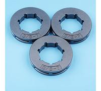 ZAPYVET Pignone a cerchione 3/8" 7T 3 pezzi, piccolo, 7 scanalature, 19 mm, for STIHL, 028 034 Super 029 036 MS290 MS310 MS360, for Husqvarna, 262 262XP Pignone per motosega
