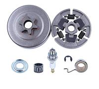 ZAPYVET Pignone tamburo frizione da 3/8", for STIHL, 017 018 021 023 025 MS170 MS180 MS210 MS230 MS250 motosega 1123 640 2003 W cuscinetto ad aghi Kit frizione tosaerba
