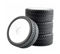 ZAPYVET Pneumatici Grip Wheel, for HSP, for HPI, 1/10 1:10 On-Road Speed Car RC 9071-6085 Set di Ruote da Corsa RC(9072-6085)