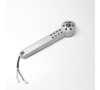 ZAPYVET Ricambi Braccio Posteriore Con Motore Bianco Nero Filo Motore, for Nocchi, F3 4D-F3 GPS QuadcopterRC Drone Sostituzione del braccio del drone