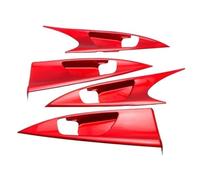ZAPYVET Rivestimento rosso del pannello della maniglia della porta interna, for Civic, accessori di ricambio berlina 10Th 2016-2021 Rivestimento per maniglia portiera auto