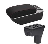 ZAPYVET Scatola portaoggetti for console centrale for bracciolo auto, for NISSAN, for March, for Micra, K13 MK4 IV, for Sunny 2010-2022 Accessori auto Bracciolo per auto(BLACK B1 Black Red 7usb)