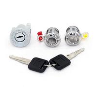 ZAPYVET Set completo da 3 pezzi Cilindro di accensione Chiave serratura | porta con lo stesso set di chiavi, per Isuzu, NPR NQR NKR ELF 1994-2007