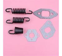 ZAPYVET Set di Montaggio a Molla tampone AV for Guarnizione carburatore, for Partner, 350 351 352 370 390 Parte Ricambio for utensile for Motosega Kit di Riparazione del carburatore