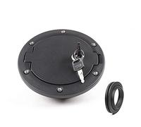 ZAPYVET Sostituzione del coperchio del serbatoio del tappo dello sportello del rifornimento del carburante for auto con accessori automatici chiave, for Wrangler JK 2007-2017 Tappo del serbatoio del c