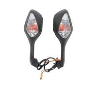 ZAPYVET Specchio for moto con luce Indicatore di direzione for moto W Specchietti retrovisori adatti for CBR 1000RR 2008-2013 Indicatore di direzione per moto