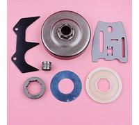 ZAPYVET Tamburo frizione 3/8 7 denti corona pignone, for Husqvarna, 272 268 266 66 61 piastra barra paraurti punta rondella motosega sostituzione parte Pignone per motosega