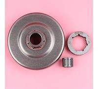 ZAPYVET Tamburo frizione 3/8 7 denti ID 22 mm corona pignone cuscinetto ad aghi, for Husqvarna, 362 365 371 372 motosega pezzo di ricambio Pignone per motosega