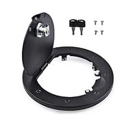 ZAPYVET Tappo del serbatoio con chiusura Coperchio dello sportello del bocchettone di rifornimento carburante 2007-2017, for Wrangler JK e Unlimited Tappo del serbatoio del carburante