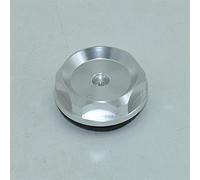 ZAPYVET Tappo dell'olio motore da corsa Tappo del coperchio del bocchettone di rifornimento dell'olio Tappo del serbatoio del carburante(Silver)