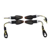 ZAPYVET Universale Del Motociclo Lampeggiante 14LED Indicatore di Direzione Della Lampada Della Luce Indicatore di Luce Ambra Lampeggiante Luce Relè Lampeggiatore 12V Indicatore di direzione per moto(