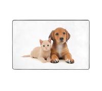 ZAQXSWCDEV Lovely Dogs (9) Tappeto di lusso 152,4 x 99,1 cm, stampa su un solo lato, morbido tessuto di flanella, memory foam ad alta densità, base antiscivolo e resistente
