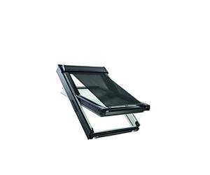 ZAR Screen Originale Roto Protezione dal Sole e dal Calore Completa Funzionalità Anche con la Finestra Aperta Lunghezza Regolabile per finestre Roto Serie Q con Dimensioni 055/xxx Larghezza 055 cm