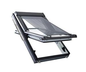 ZAR Screen Roto Protezione dal Sole e dal Calore Completa Funzionalità Anche con la Finestra Aperta Lunghezza Regolabile per finestre Roto Serie Designo R6/R8 con Dimensioni 134/xxx Larghezza 134 cm