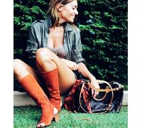 Zara pelle Camoscio Open Toe Tacco Basso Stivali Al Ginocchio Misura UK 3 4 5