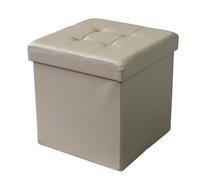 ZARA - pouf quadrato in ecopelle