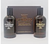 Zara TOBACCO Rich Warm Addictive + Intense Dark Set Eau Toilette Uomo 3,4 onc...
