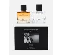 Zara Vibrant Leather + Leather Oud Set profumo uomo 2 x 2,03 once (60 ml) spr...