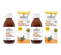 Zarbee's Sciroppo Tosse & Gola 150 ml, Sciroppo tosse adulti e bambin