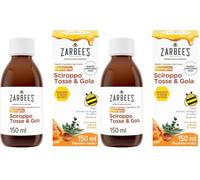 Zarbee's Sciroppo Tosse & Gola con Miele Puro, 150 ml (Confezione da 2)